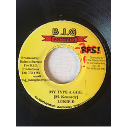 Lukie D / Jah Thunder My Type A Girl / Mix Up Town USED VINYL 7INCH 45 RPM
