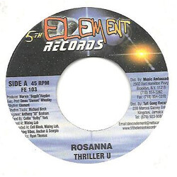 Thriller U / Determine Rosanna / Blaze It USED VINYL 7INCH 45 RPM