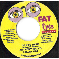 Anthony Malvo / Alley Cat (4) / Hawkeye (4) Do You Here / Big Up Yuh Chest USED VINYL 7INCH 45 RPM