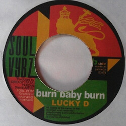 Lukie D Burn Baby Burn USED VINYL 7INCH