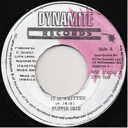 Puppy Irie It Is Written USED VINYL 7INCH 45 RPM SINGLE
