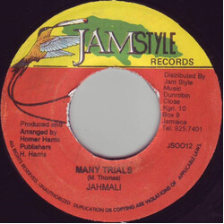 Jahmali Many Trials USED VINYL 7INCH 45 RPM