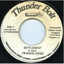 Frankie Jones (2) Settlement USED VINYL 7INCH 45 RPM