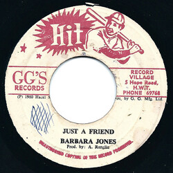 Barbara Jones Just A Friend USED VINYL 7INCH