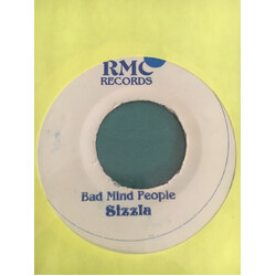 Sizzla Bad Mind People USED VINYL 7INCH 45 RPM UNOFFICIAL RELEASE