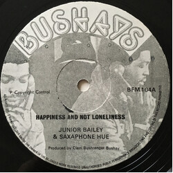 Junior Bailey / Hughie Lascelles Happiness And Not Loneliness USED VINYL 12INCH 45 RPM