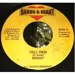 Briggy Benz / Mega Banton Tell Dem / Mi Wuk Gal USED VINYL 7INCH 45 RPM