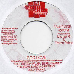 Luciano (2) / Tristan Palmer / Beres Hammond / Papa Michigan / Marcia Griffiths / Delly Ranks / Courtney Melody God Love USED VINYL 7INCH 45 RPM