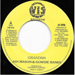 Jah Mason / Gowdie Ranks Grandma USED VINYL 7INCH 45 RPM