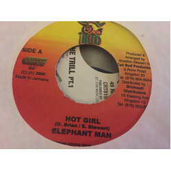 Elephant Man / Jazzwad Hot Girl / Fire Glare USED VINYL 7INCH 45 RPM