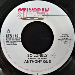 Anthony Que So Lonely USED VINYL 7INCH