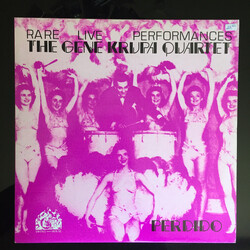 The Gene Krupa Quartet "Perdido" Rare Live Performances Vinyl LP USED