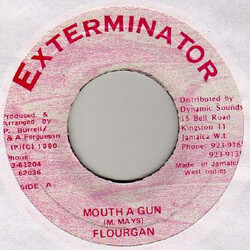 Flourgon Mouth A Gun USED VINYL 7INCH 45 RPM SINGLE