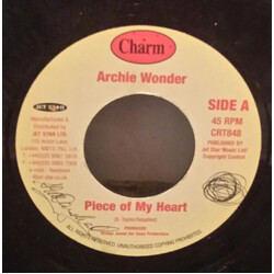 Archie Wonder Piece Of My Heart USED VINYL 7INCH 45 RPM