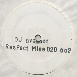 DJ Gunshot Respect Mine USED VINYL 12INCH WHITE LABEL 45 RPM