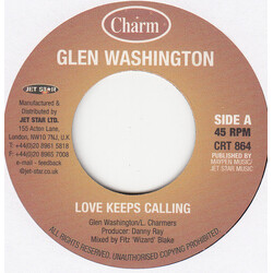 Glen Washington Love Keeps Calling USED VINYL 7INCH 45 RPM