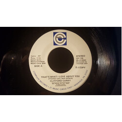 Clifford Curry That's What I Love About You / That's What I Love About You USED VINYL 7INCH 45 RPM SINGLE