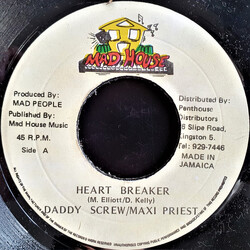 Daddy Screw / Maxi Priest / Don Yute Heart Breaker / Yuh Own Di Man USED VINYL 7INCH 45 RPM REPRESS