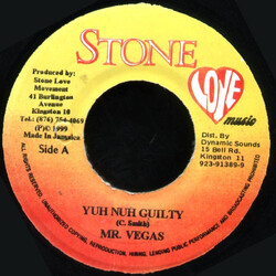 Mr. Vegas Yuh Nuh Guilty USED VINYL 7INCH 45 RPM