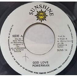 Powerman God Love USED VINYL 7INCH