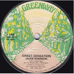 Jackie Robinson (2) Sweet Sensation USED VINYL 7INCH 45 RPM