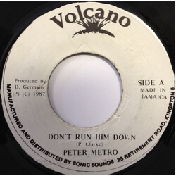 Peter Metro Don't Run Him Down USED VINYL 7INCH