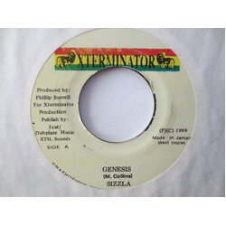 Sizzla Genesis USED VINYL 7INCH 45 RPM