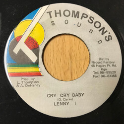 Lenny I Cry Cry Baby USED VINYL 7INCH 45 RPM