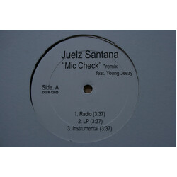 Juelz Santana Mic Check Remix USED VINYL 12INCH