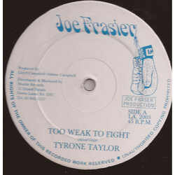Tyrone Taylor Too Weak To Fight USED VINYL 12INCH