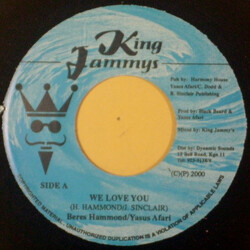 Beres Hammond / Yasus Afari We Love You USED VINYL 7INCH 45 RPM