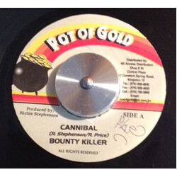 Bounty Killer Cannibal USED VINYL 7INCH 45 RPM SINGLE