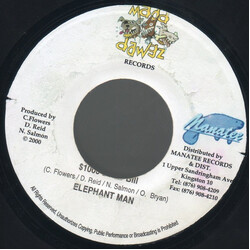 Elephant Man $1000 Dollar Bill Vinyl 7" USED
