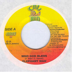 Elephant Man Who God Bless USED VINYL 7INCH 45 RPM