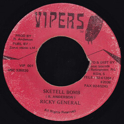 Ricky General Sketell Bomb Vinyl 7" USED
