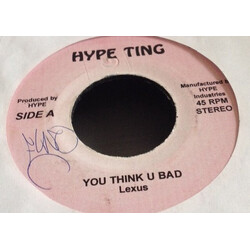 Lexxus / Capleton You Think U Bad / Phone Vinyl 7" USED