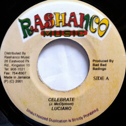 Luciano (2) / Pampi Judah Celebrate / So In Love Vinyl 7" USED