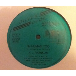A.J. Franklin I'm Human Too Vinyl 12" USED
