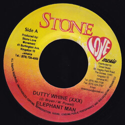 Elephant Man Dutty Whine Vinyl 7" USED