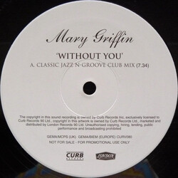 Mary Griffin Without You Vinyl 12" USED
