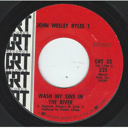 John Wesley Ryles Wash My Sins In The River Vinyl 7" USED