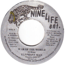 Elephant Man War Of The World Vinyl 7" USED