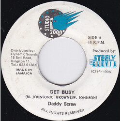 Daddy Screw Get Busy Vinyl 7" USED