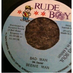 Beenie Man / Andrew Thomas (2) / Steven "Lenky" Marsden Bad Man / Version Dis 'N' Dat Vinyl 7" USED