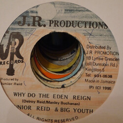 Junior Reid / Big Youth Why Do The Eden Reign Vinyl 7" USED