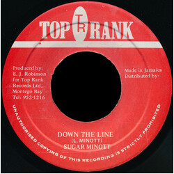 Sugar Minott Down The Line Vinyl 7" USED
