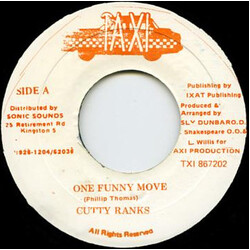 Cutty Ranks One Funny Move Vinyl 7" USED