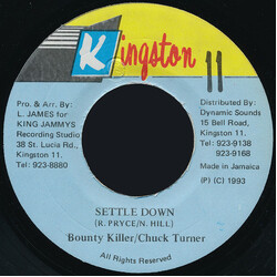 Bounty Killer / Chuck Turner Settle Down Vinyl 7" USED