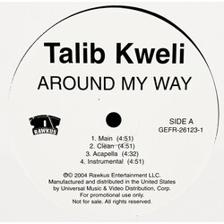 Talib Kweli Around My Way Vinyl 12" USED