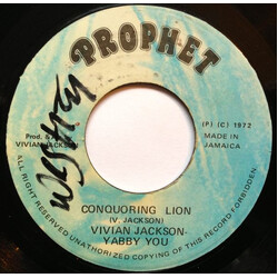 Vivian Jackson / Yabby You Conquoring Lion Vinyl 7" USED